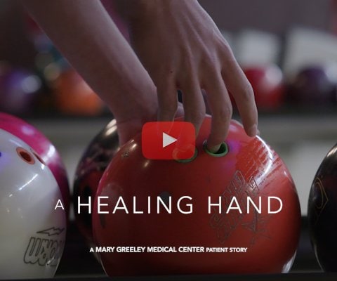 A Healing Hand | Mary Greeley Patient Story Click the image to watch Dawson tell his story.