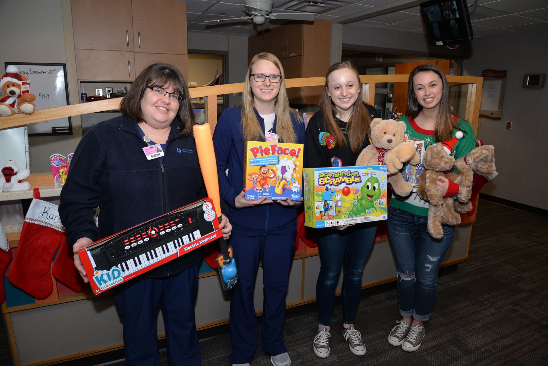 Jewell High School Pediatrics Toy Donation 2017