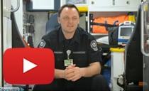 Inside Mary Greeley's New Ambulance - Click image to play YouTube Video