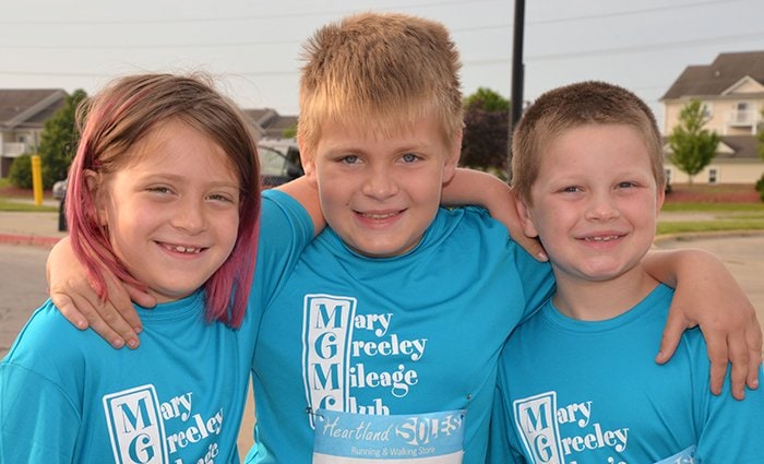 Mary Greeley Mileage Club Kids