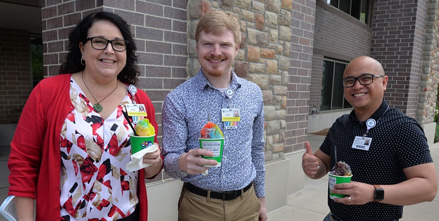 Celebrating Hospital & Nurses week with Kona Ice