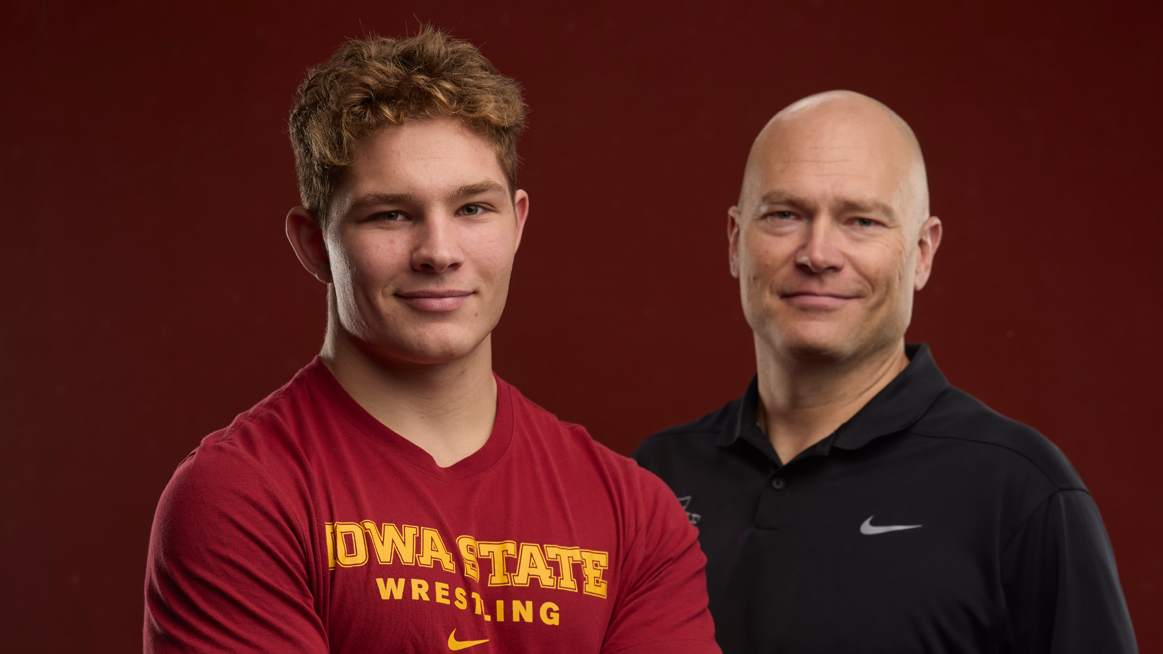 Cole Carlucci and his surgeon Dr. Bryan Warme, McFarland Clinic orthopedic surgeon.